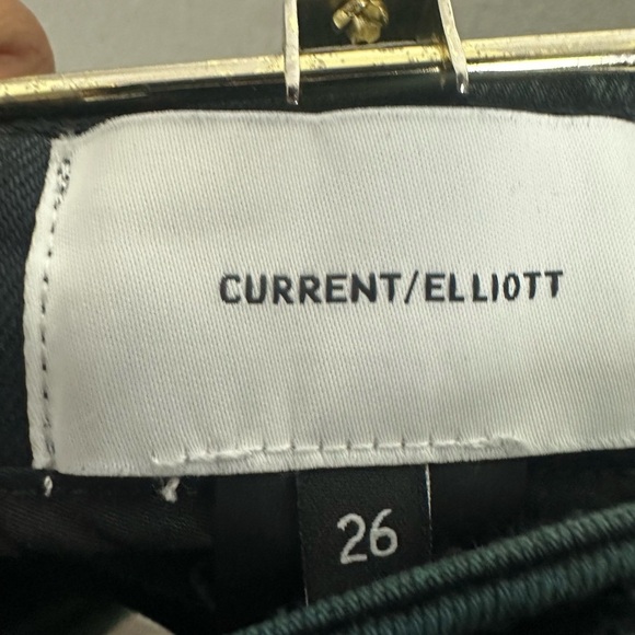 Current/Elliott Black Denim Jean Shorts - Picture 3 of 4